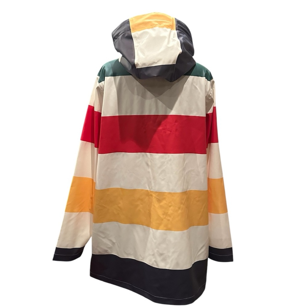 HBC Stripes Hudsonβs Bay Company Classic Stripes Rain Coat - Picture 3 of 16
